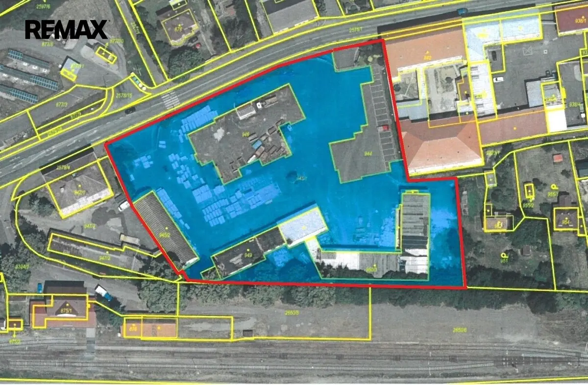 Prodej pozemku 10956 m², Nádražní · Horšovský Týn