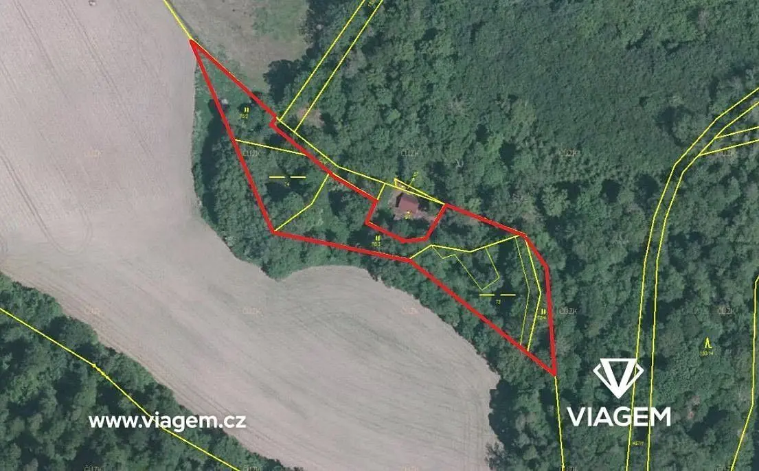 Prodej pozemku 3564 m², Vráž u Písku · Vráž