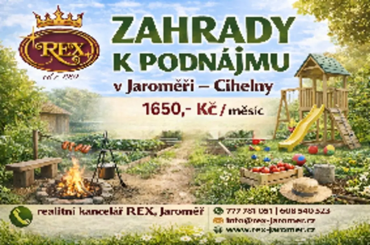 Pronájem pozemku 384 m², Slovenská · Jaroměř