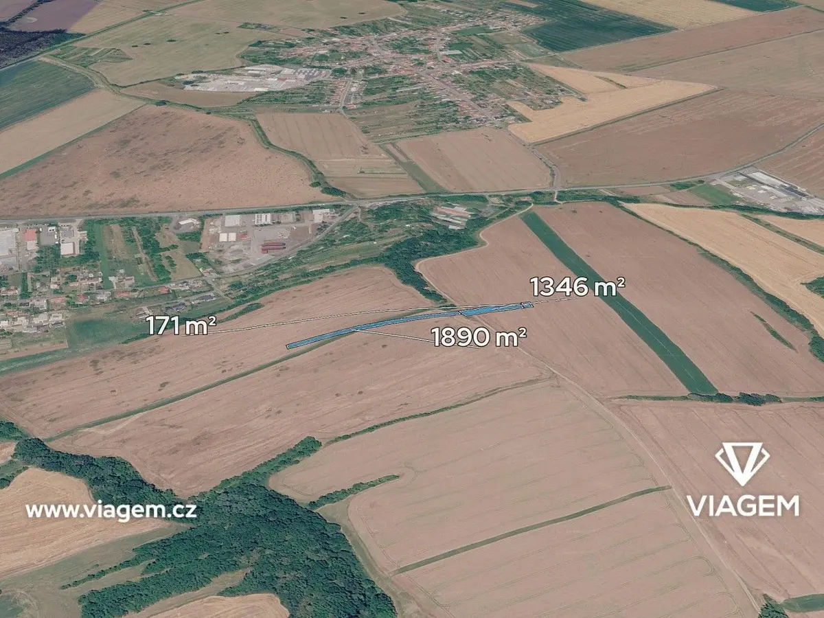 Prodej pozemku 3407 m², Kněžpole u Uherského Hradiště · Kněžpole