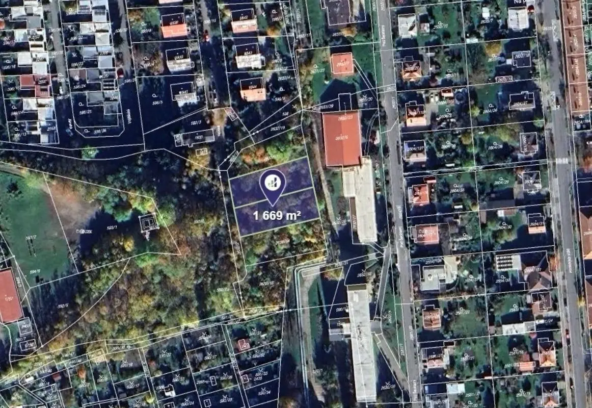 Prodej pozemku 1669 m², třída Osvobození · Březové Hory · Příbram