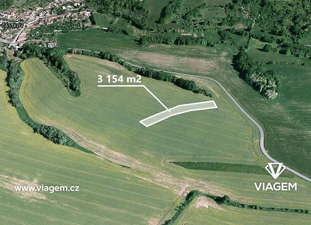 Prodej pozemku 1682 m², Částkov