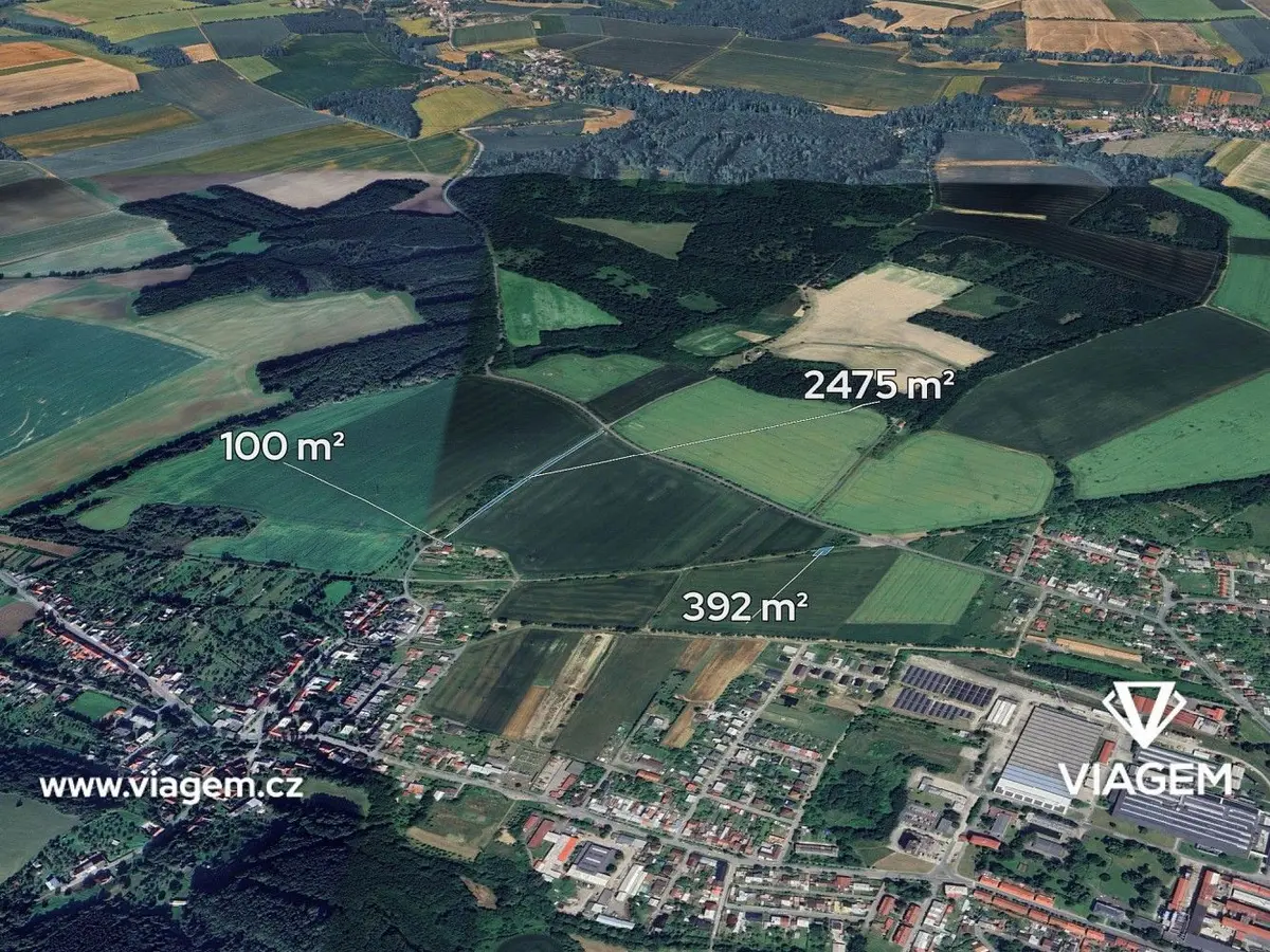 Prodej pozemku 2967 m², Rychlov u Bystřice pod Hostýnem · Bystřice pod Hostýnem