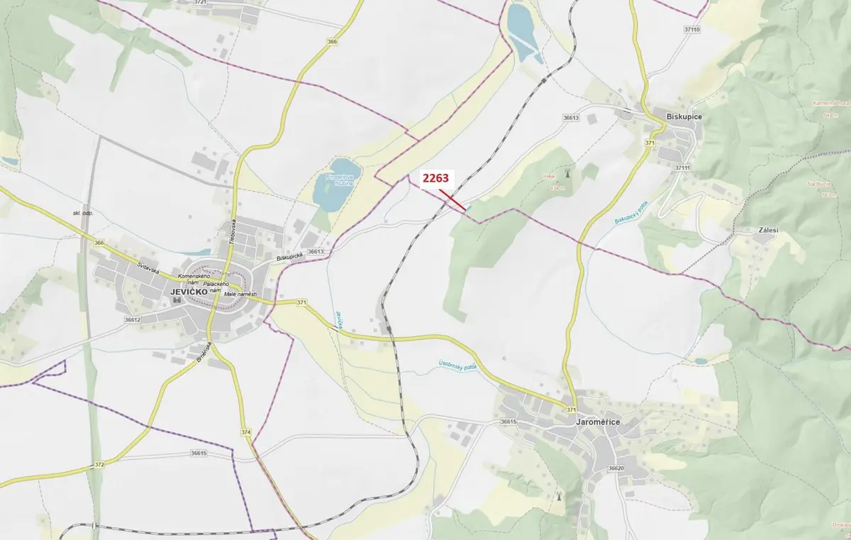 Prodej pozemku 658 m², Biskupice u Jevíčka · Biskupice