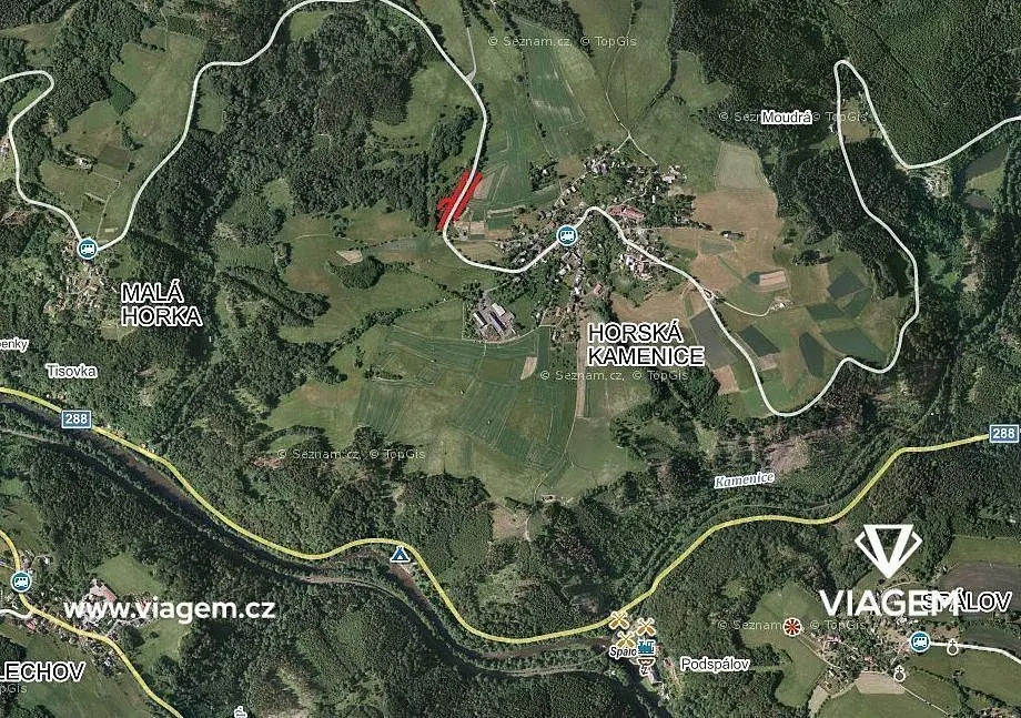 Prodej pozemku 666 m², Horská Kamenice · Železný Brod