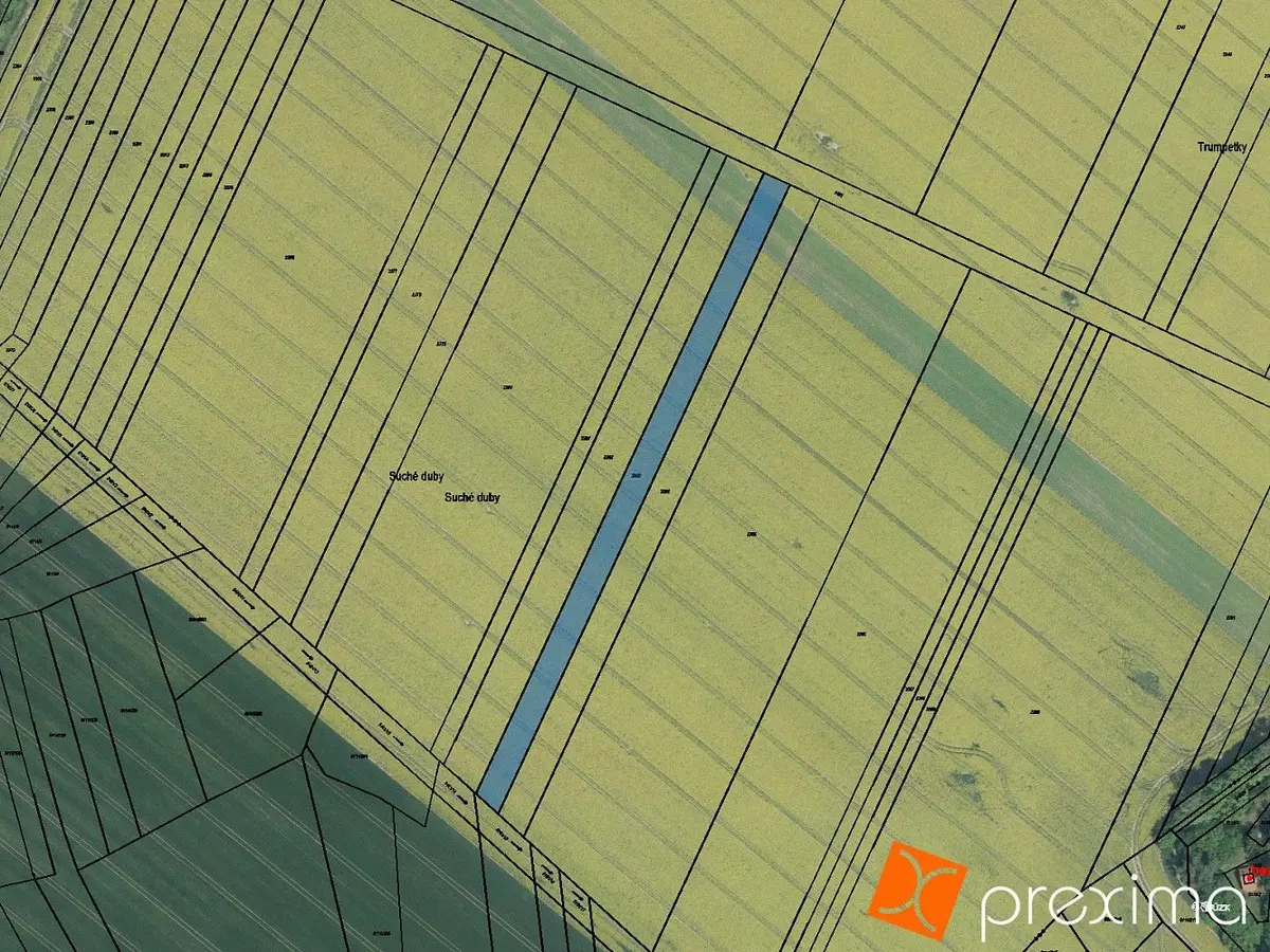 Prodej pozemku 422 m², Huštěnovice