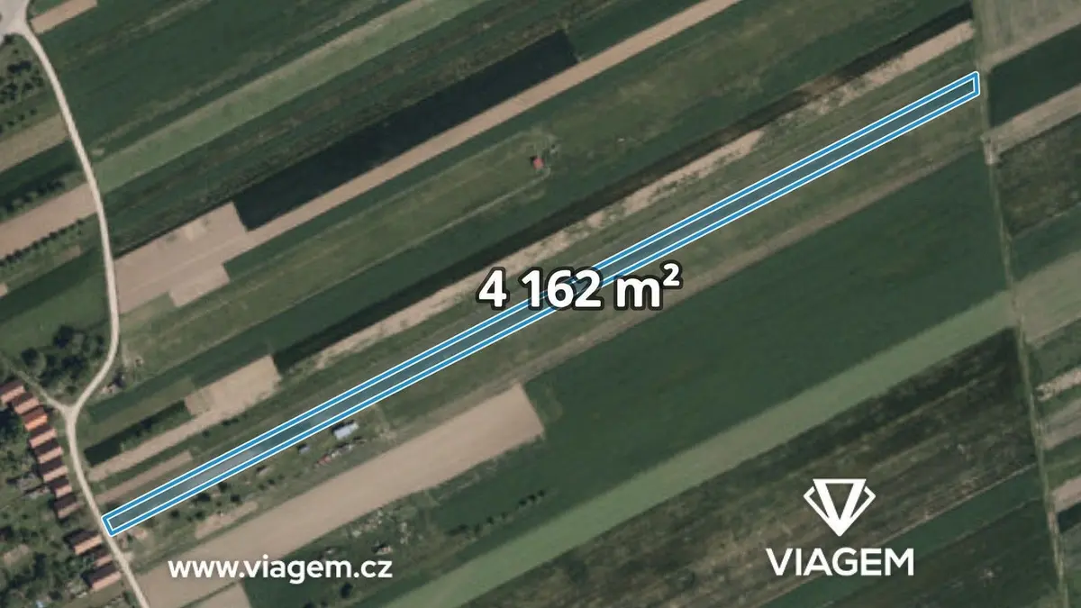 Prodej pozemku 2081 m², Hrubá Vrbka