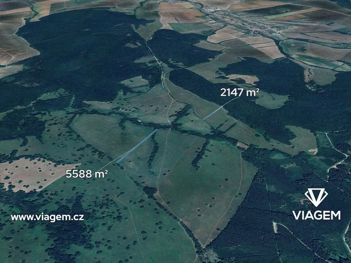Prodej pozemku 1933 m², Slavkov u Uherského Brodu · Slavkov