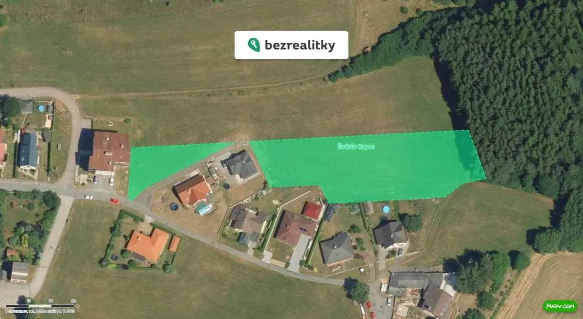 Prodej pozemku 4232 m², Čs. armády · Žamberk