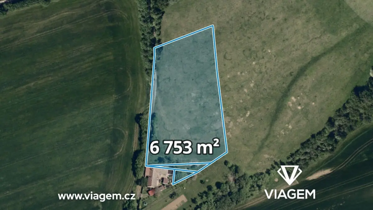Prodej pozemku 1350 m², Stříbrnice u Uherského Hradiště · Stříbrnice