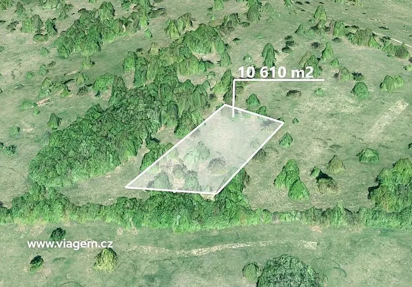 Prodej pozemku 5305 m², Kněždub