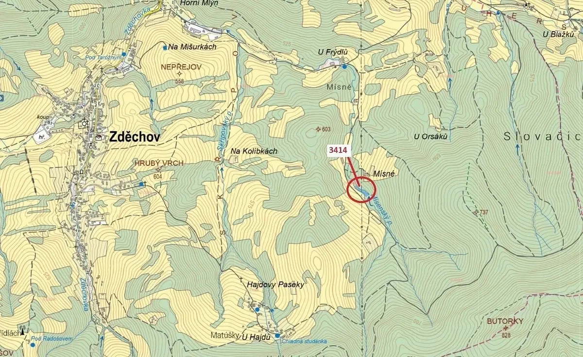 Prodej pozemku 2122 m², Zděchov