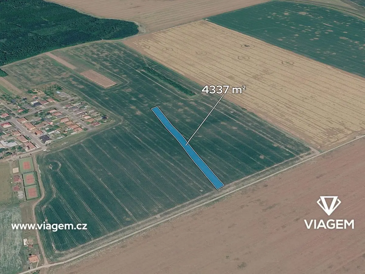 Prodej pozemku 4337 m², Kněžpole u Uherského Hradiště · Kněžpole