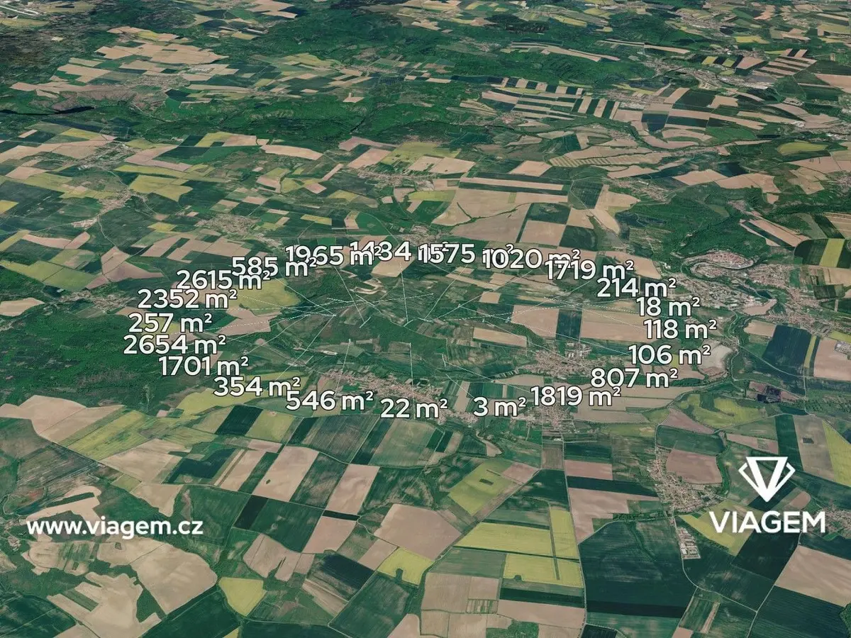 Prodej pozemku 2697 m², Rybníky na Moravě · Rybníky