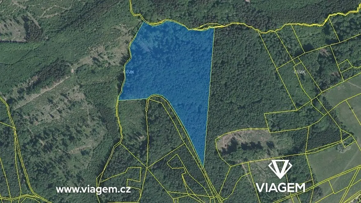 Prodej pozemku 6084 m², Kladná Žilín · Luhačovice