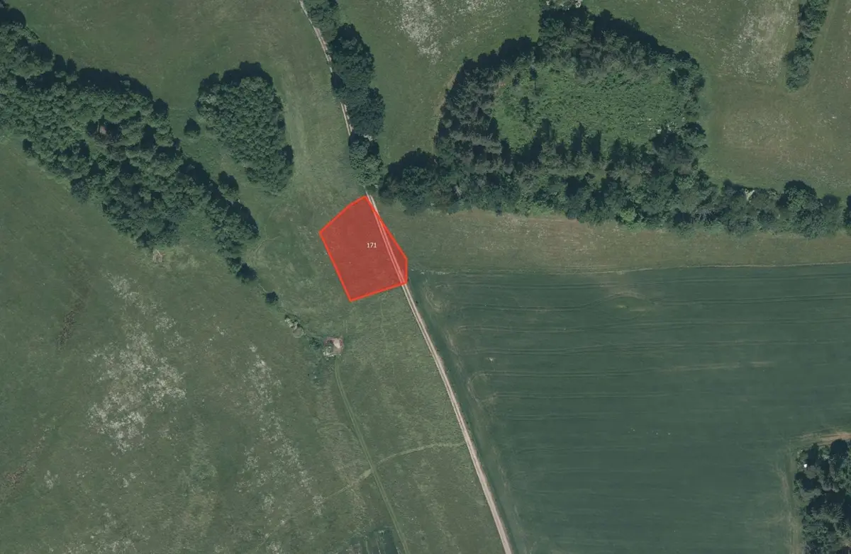 Prodej pozemku 1618 m², Hořákov · Běšiny