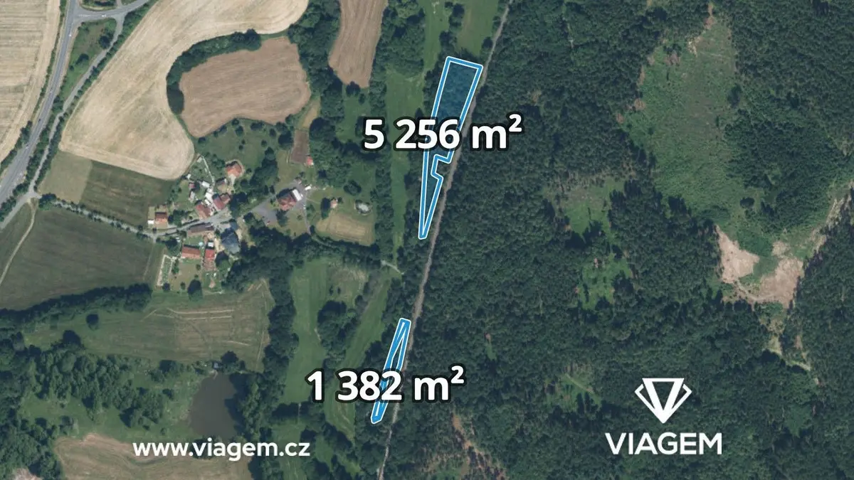Prodej pozemku 5531 m², Havlovice u Domažlic · Domažlice