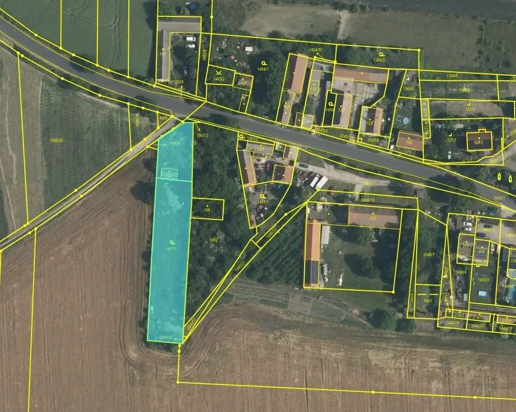 Prodej pozemku 1 m², Ředhošť · Mšené-lázně