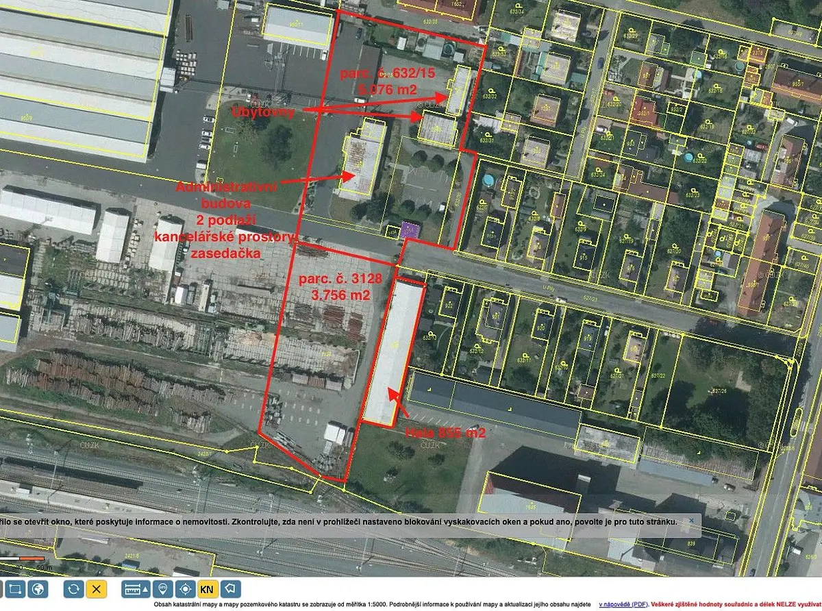 Pronájem komerčního prostoru 9687 m², U Pily · Uničov