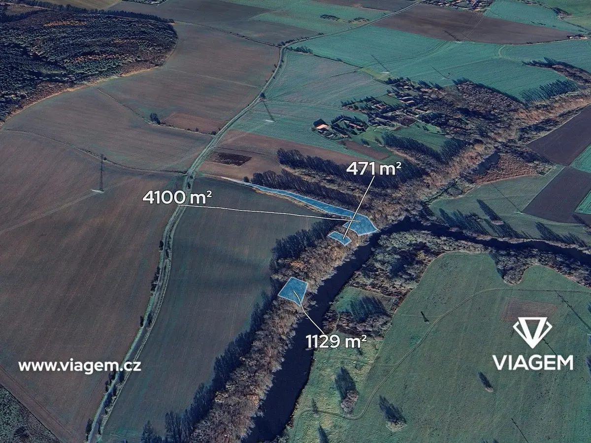 Prodej pozemku 2137 m², Nová Ves u Bakova nad Jizerou · Nová Ves u Bakova