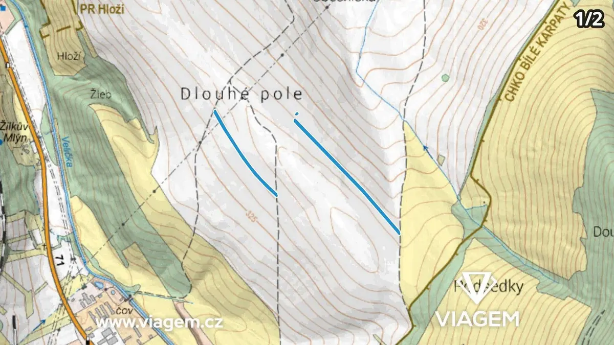 Prodej pozemku 3258 m², Velká nad Veličkou