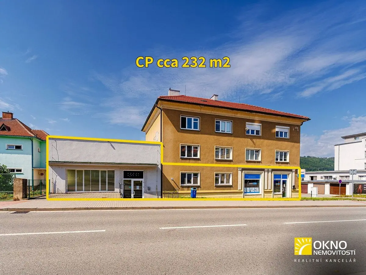 Prodej komerčního prostoru 232 m², Mahenova · Blansko